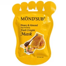 Zdjęcie produktu - Mond'Sub Maska do st&oacute;p w formie skarpetek z miodem i migdałami, 1 para