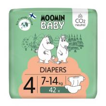 Zdjęcie produktu - Moomin Baby Diapers Pieluszki ekologiczne 4 (7-14 kg), 42 szt.