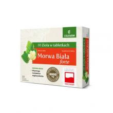 Zdjęcie produktu - Morwa Biała Forte COLFARM - 30 tabletek