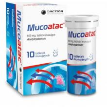 Zdjęcie produktu - Mucoatac ACC 600mg, na kaszel, 10 tabletek musujących