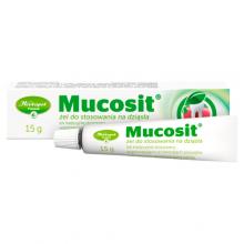 Zdjęcie produktu - Mucosit Lek żel do stosowania w jamie ustnej o działaniu przeciwzapalnym i znieczulającym -15 g 
