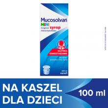 Zdjęcie produktu - MUCOSOLVAN mini 15mg/5ml Syrop, 100ml - syrop dla dzieci na kaszel