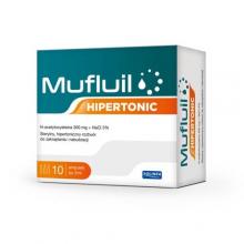 Zdjęcie produktu - Mufluil Hipertonic, 10 amp. x 5 ml - do zakraplania i nebulizacji