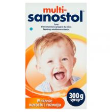 Zdjęcie produktu - Multi-Sanostol Syrop wielowitaminowy dla dzieci, 300 g