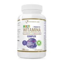 Zdjęcie produktu - Progress Labs Multiwitamina Complex + Prebiotyk, 120 kaps.