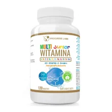 Zdjęcie produktu - Progress Labs Multiwitamina Junior do ssania, 120 tabl.