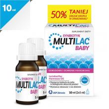 Zdjęcie produktu - Multilac Baby Krople, 2 but.x 5ml USZKODZONE TEKTUROWE OPAKOWANIE