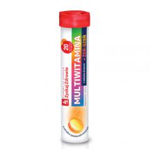 Zdjęcie produktu - ZYSKAJ ZDROWIE Multiwitamina + żeń-szeń, 20 tabletek musujących