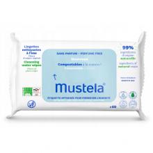 Zdjęcie produktu - MUSTELA Kompostowalne chusteczki nawilżane, 60szt.