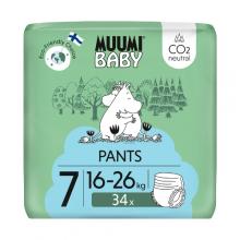 Zdjęcie produktu - Muumi Baby Pants Pieluchomajtki 7 (16-26 kg), 34 szt.