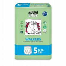 Zdjęcie produktu - MUUMI Baby Pieluchomajtki Walkers rozmiar 5 (10-15 kg), 38 sztuk