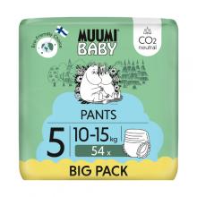 Zdjęcie produktu - Muumi Baby Pants Pieluchomajtki 5 (10-15 kg), 54 szt.