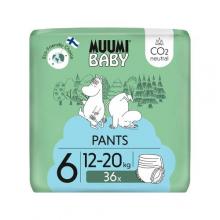 Zdjęcie produktu -  MUUMI Baby Pieluchomajtki Walkers rozmiar 6 (12-20 kg), 36 sztuk