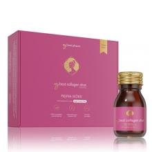 Zdjęcie produktu - MyBestCollagen Shot Kolagen wołowy Apple Tropical Twist bez cukru, 30 x 30 ml