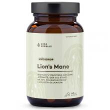 Zdjęcie produktu - Aura Herbals Mycodrop Lion's Mane 30:1 Ekstrakt z owocnika lion&rsquo;s mane, 60 kaps.