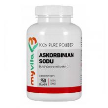 Zdjęcie produktu - MyVita Askorbinian sodu (Buforowana Witamina C) Proszek, 250g