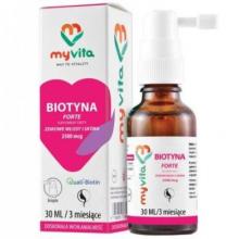 Zdjęcie produktu - MyVita Biotyna Forte - 30ml BRAK TEKTUROWEGO OPAKOWANIA 