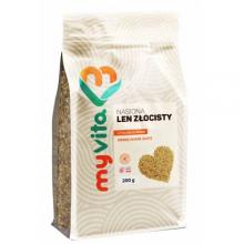 Zdjęcie produktu - MyVita Len złocisty nasiona, 200 g