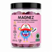 Zdjęcie produktu - MyVita Magnez Naturalne żelki dla dzieci i dorosłych, 120 szt.