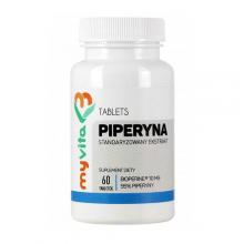 Zdjęcie produktu - MYVITA Piperyna 95% 10 mg, 60 tabl.