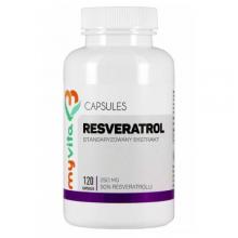Zdjęcie produktu - MyVita Resveratrol standaryzowany ekstrakt, 120 kaps.