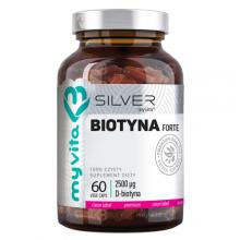 Zdjęcie produktu - MyVita SILVER Biotyna FORTE, 60 kaps.