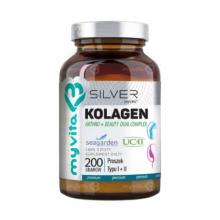 Zdjęcie produktu - MyVita SILVER Kolagen typu I + II proszek, 200g