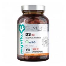 Zdjęcie produktu - MyVita Silver Witamina D3 Max 4000 IU, 60 kaps.