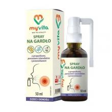 Zdjęcie produktu - MyVita Spray na gardło, 50 ml