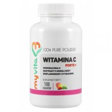 Zdjęcie produktu - MyVita Witamina C Forte+, 100 g - suplement diety z witaminą C