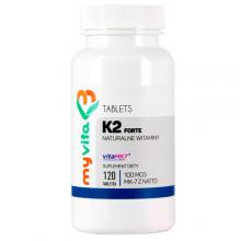 Zdjęcie produktu - MyVita Witamina K2 MK7, 120 tabl.