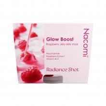 Zdjęcie produktu - Nacomi Glow Boost Raspberry Jelly-Milk Maska do twarzy, 80 ml