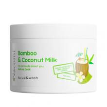 Zdjęcie produktu - NACOMI Piankowy peeling Bambus i mleko kokosowe, 180ml