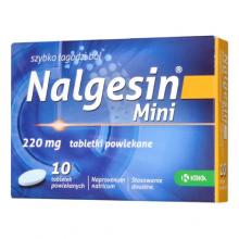 Zdjęcie produktu - NALGESIN MINI 220 mg, 10 tabletek powlekanych