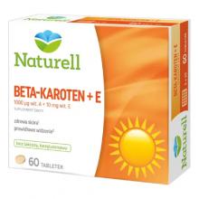 Zdjęcie produktu - Naturell Beta-karoten + E, 60 tabl.