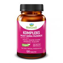 Zdjęcie produktu - NATURELL Kompleks Włosy Sk&oacute;ra Paznokcie, 120 tabletek