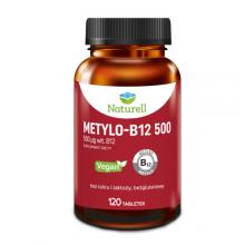Zdjęcie produktu - NATURELL Metylo B-12 500 &micro;g, 120 tabletek