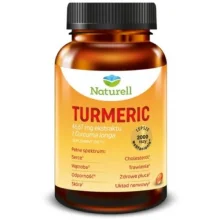 Zdjęcie produktu - NATURELL Turmeric, 60kaps. KR&Oacute;TKA DATA 30.11.2026