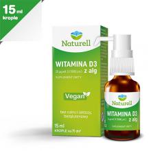 NATURELL Wegańska witamina D3 z alg 1000 j.m., 15ml
