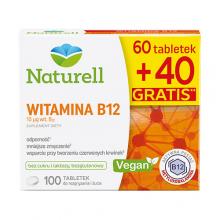 Zdjęcie produktu - Naturell Witamina B12 tabletki do żucia, 100tabl.
