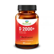 Zdjęcie produktu - NATURELL witamina D 2000+, 60kaps.