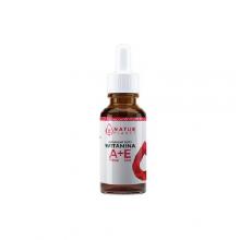 Zdjęcie produktu - NaturPlanet Witamina A+E Krople - 30ml