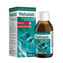 Zdjęcie produktu - NATUSSIC Syrop przeciwkaszlowy 3+ wanilia, 200ml