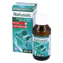 Zdjęcie produktu - NATUSSIC Syrop przeciwkaszlowy 3+ wanilia, 100ml