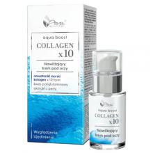 Zdjęcie produktu - AVA Aqua Boost Collagen x10 Nawilżający krem pod oczy, 15 ml