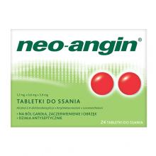 Zdjęcie produktu - Neo-Angin z cukrem, 24 tabletki do ssania