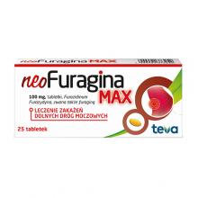 Zdjęcie produktu - neoFuragina Max 100mg - 25 tabletek