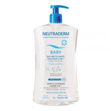 Zdjęcie produktu - NEUTRADERM BABY Łagodna woda myjąca 3w1, 1L