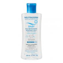 Zdjęcie produktu - NEUTRADERM BABY Łagodna woda myjąca 3w1, 200ml 