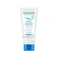 Zdjęcie produktu - NEUTRADERM BABY Łagodny żel myjący 3w1, 200ml